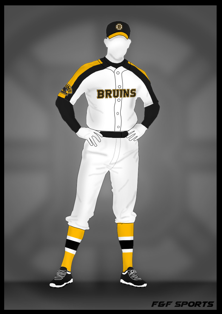 boston bruins home uniform