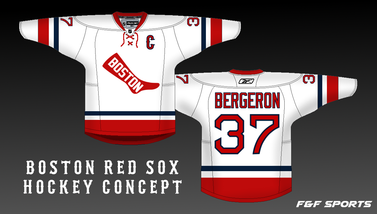 red sox hockey jersey